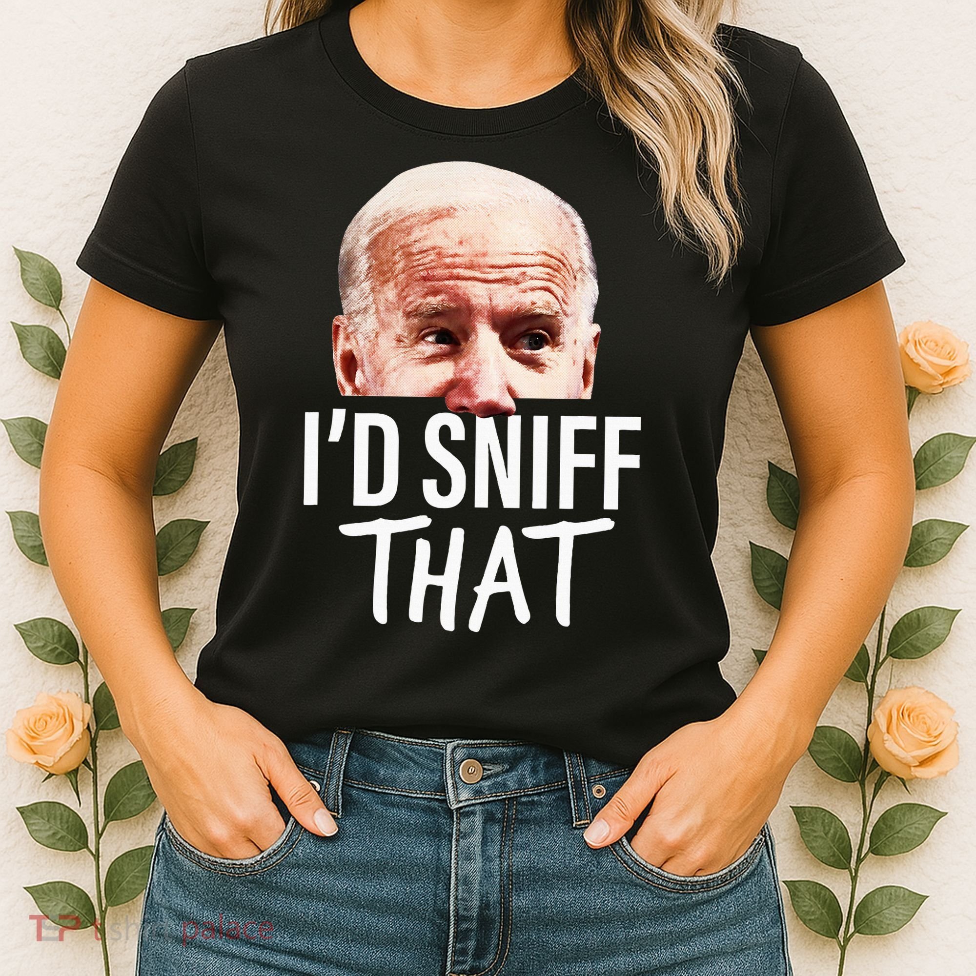 ID Sniff That. Anti Joe Biden Women's T-Shirt
