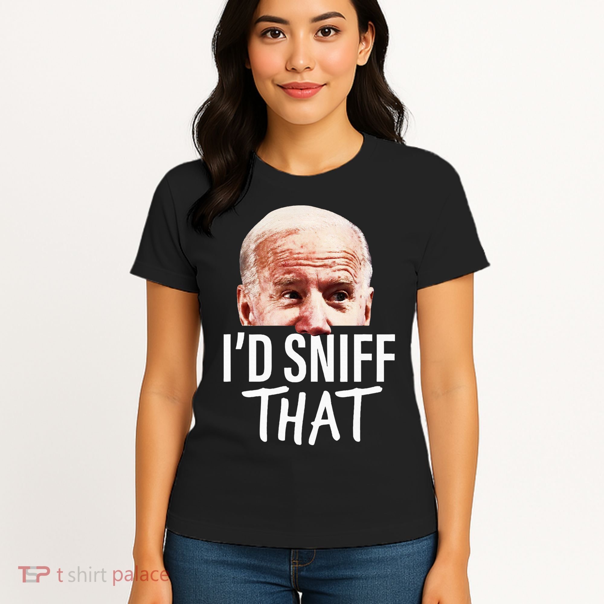 ID Sniff That. Anti Joe Biden Women's T-Shirt