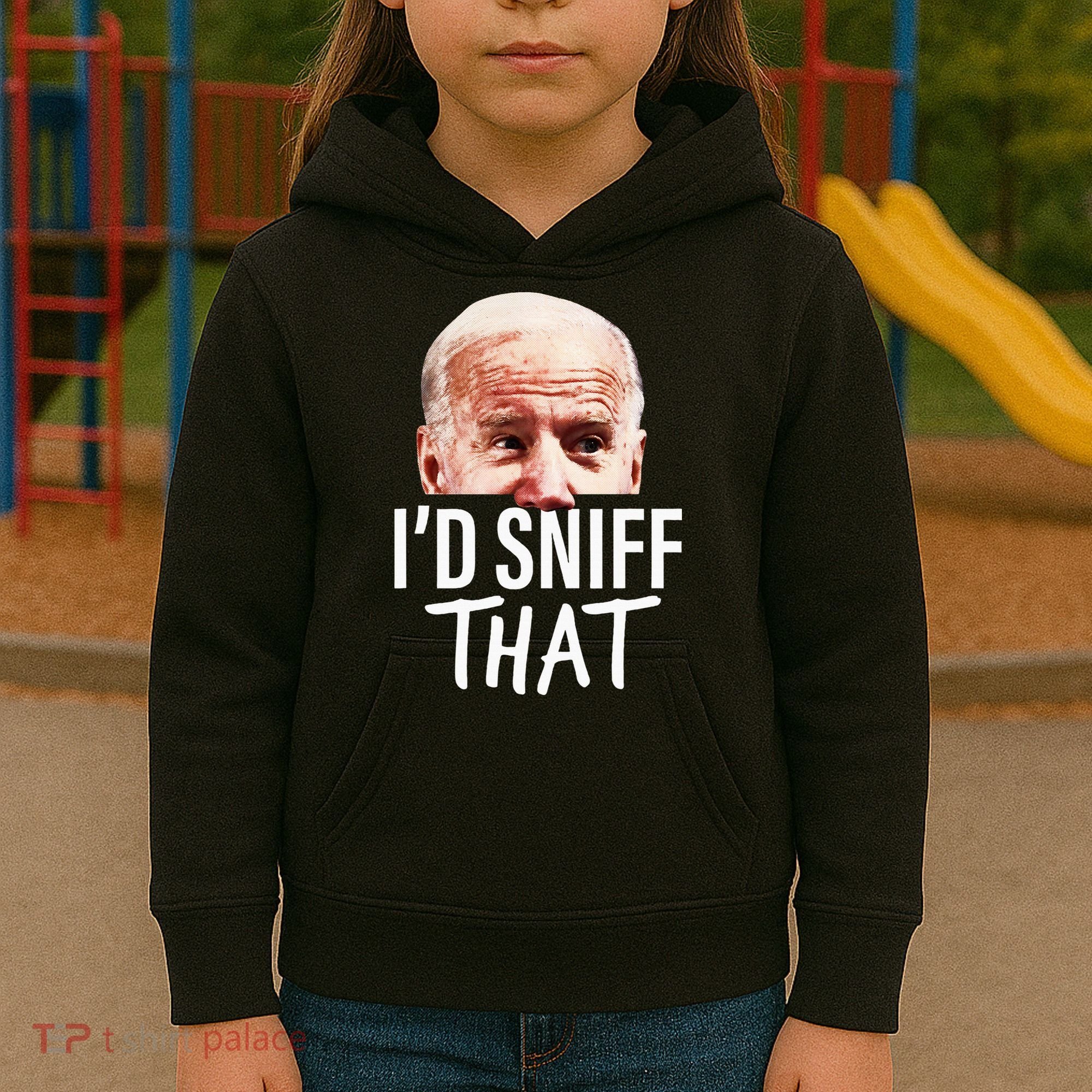 ID Sniff That. Anti Joe Biden Kids Hoodie