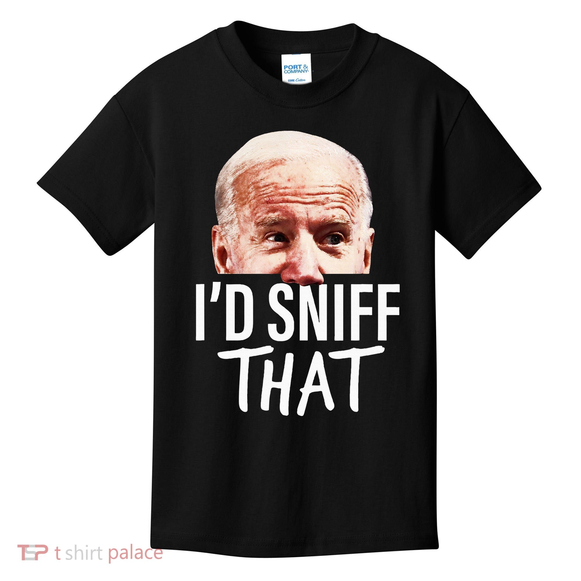 ID Sniff That. Anti Joe Biden Kids T-Shirt