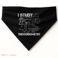 I Study Triggernometry Gun USA-Made Doggie Bandana thumb 0