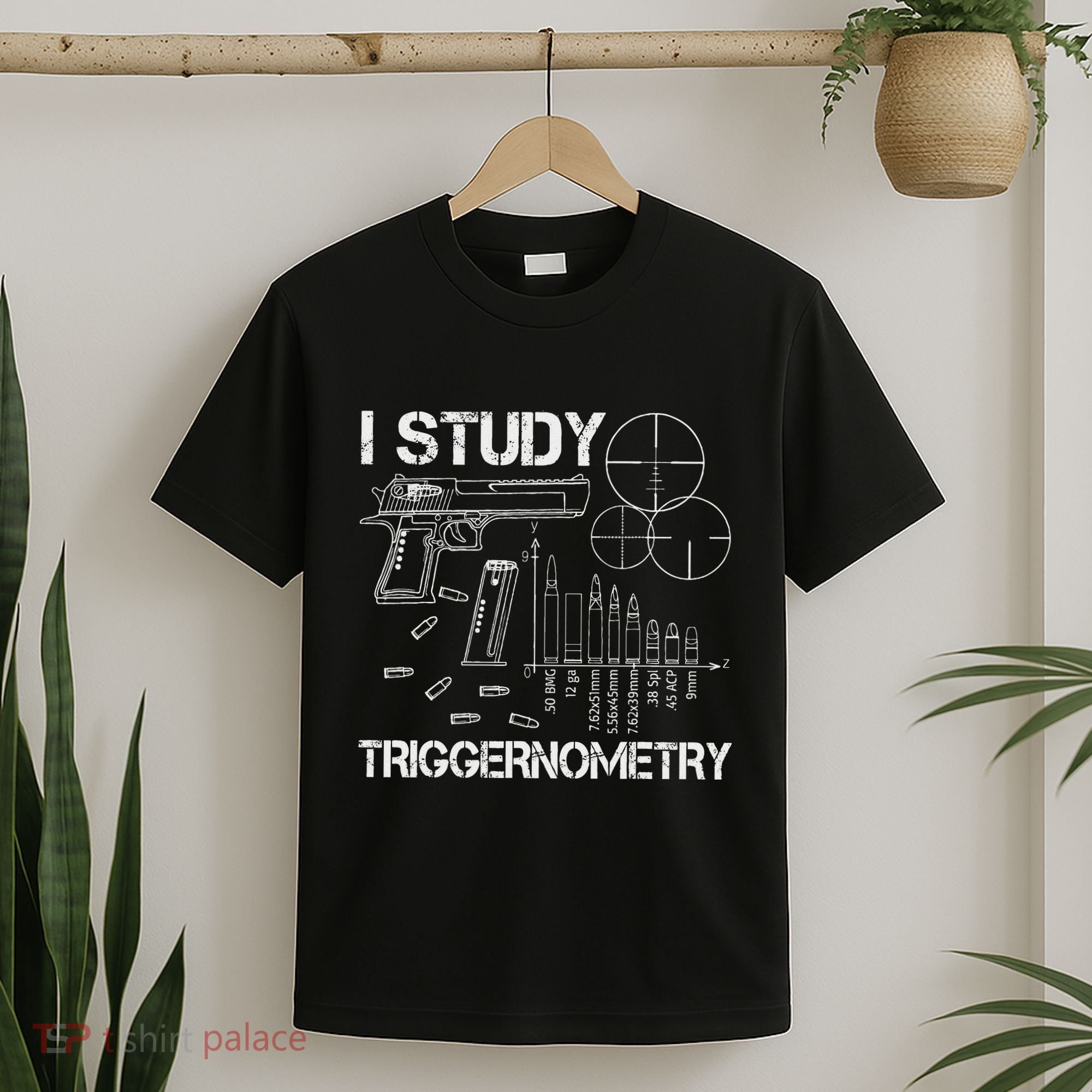 I Study Triggernometry Gun T-Shirt