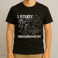 I Study Triggernometry Gun T-Shirt thumb 3