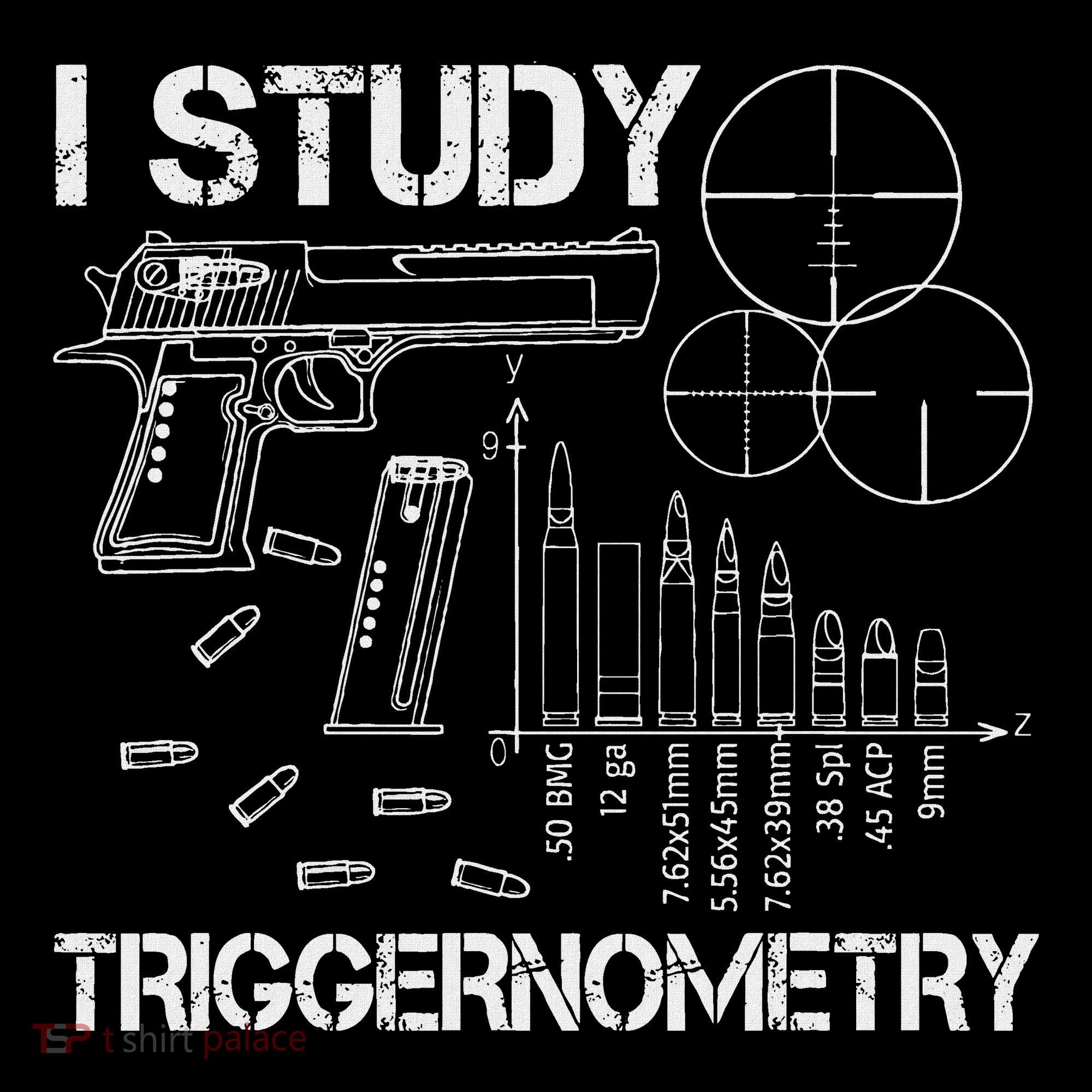 I Study Triggernometry Gun Women's Hoodie