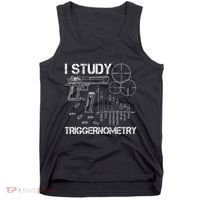 I Study Triggernometry Gun Tank Top thumb 0