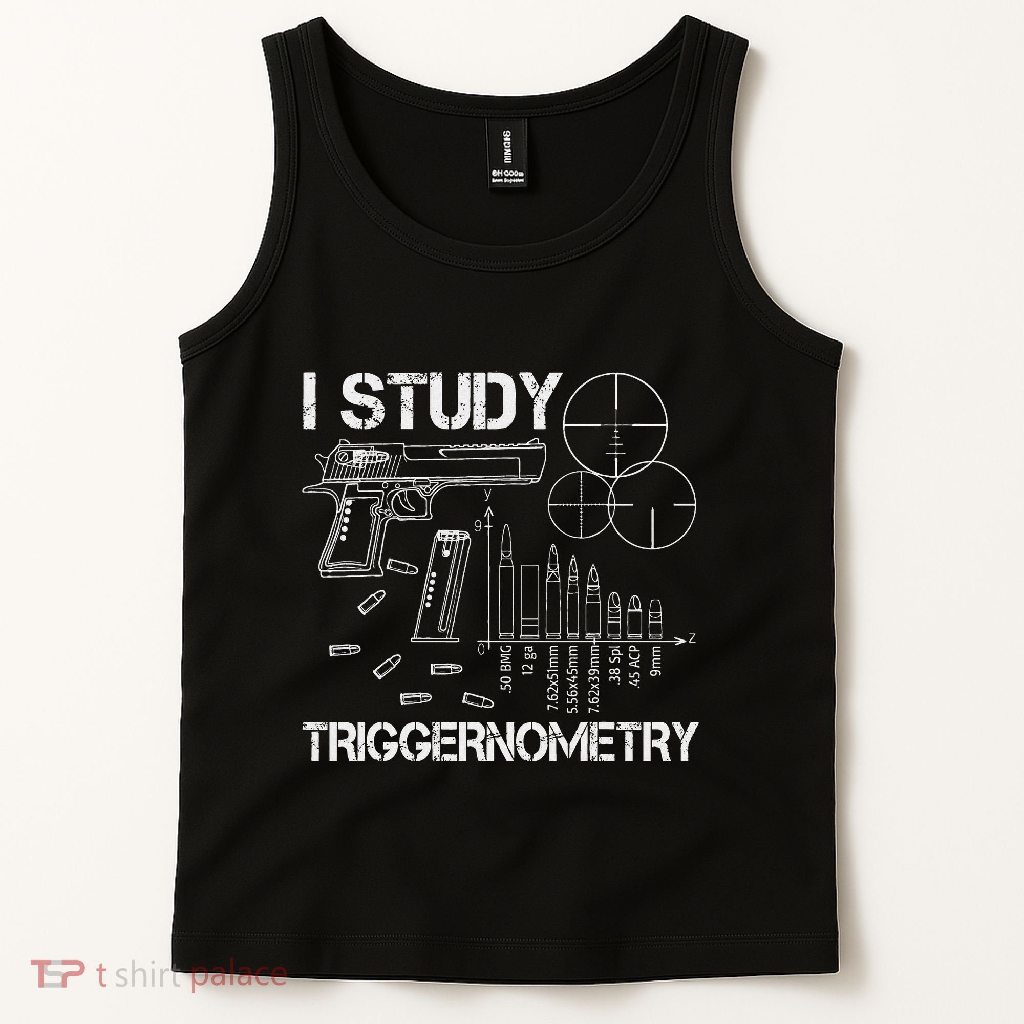 I Study Triggernometry Gun Tank Top