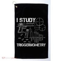 I Study Triggernometry Gun Golf Towel thumb 0