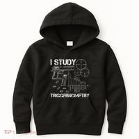 I Study Triggernometry Gun Kids Hoodie thumb 0