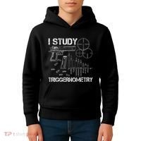 I Study Triggernometry Gun Kids Hoodie thumb 4