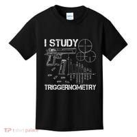 I Study Triggernometry Gun Kids T-Shirt thumb 0