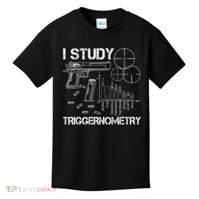 I Study Triggernometry Gun Kids T-Shirt