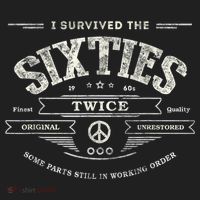 I SURVIVED The SIXTIES TWICE Built In 60s 70th 60th Birthday Beanie thumb 2