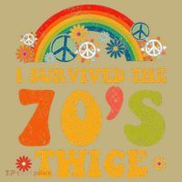 I Survived the 70s Twice Funny 90th Birthday Retro Sweatshirt thumb 2