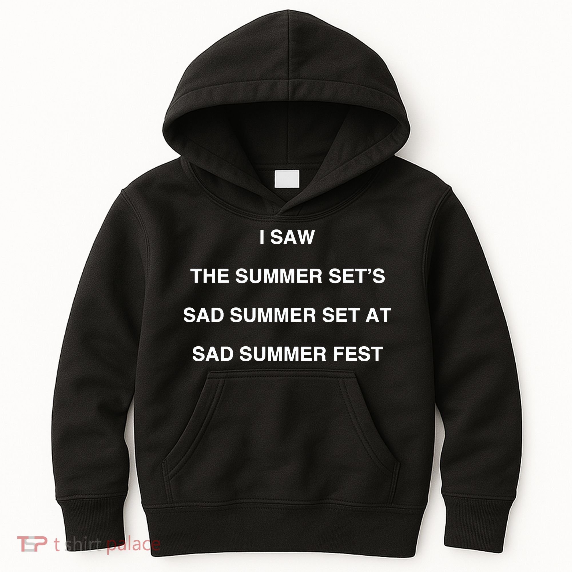 I Saw The Summer SetS Sad Summer Set At Sad Summer Fest Kids Hoodie