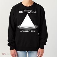 I Survived The Triangle At Shapeland Women's Sweatshirt thumb 0