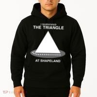 I Survived The Triangle At Shapeland Hoodie thumb 2