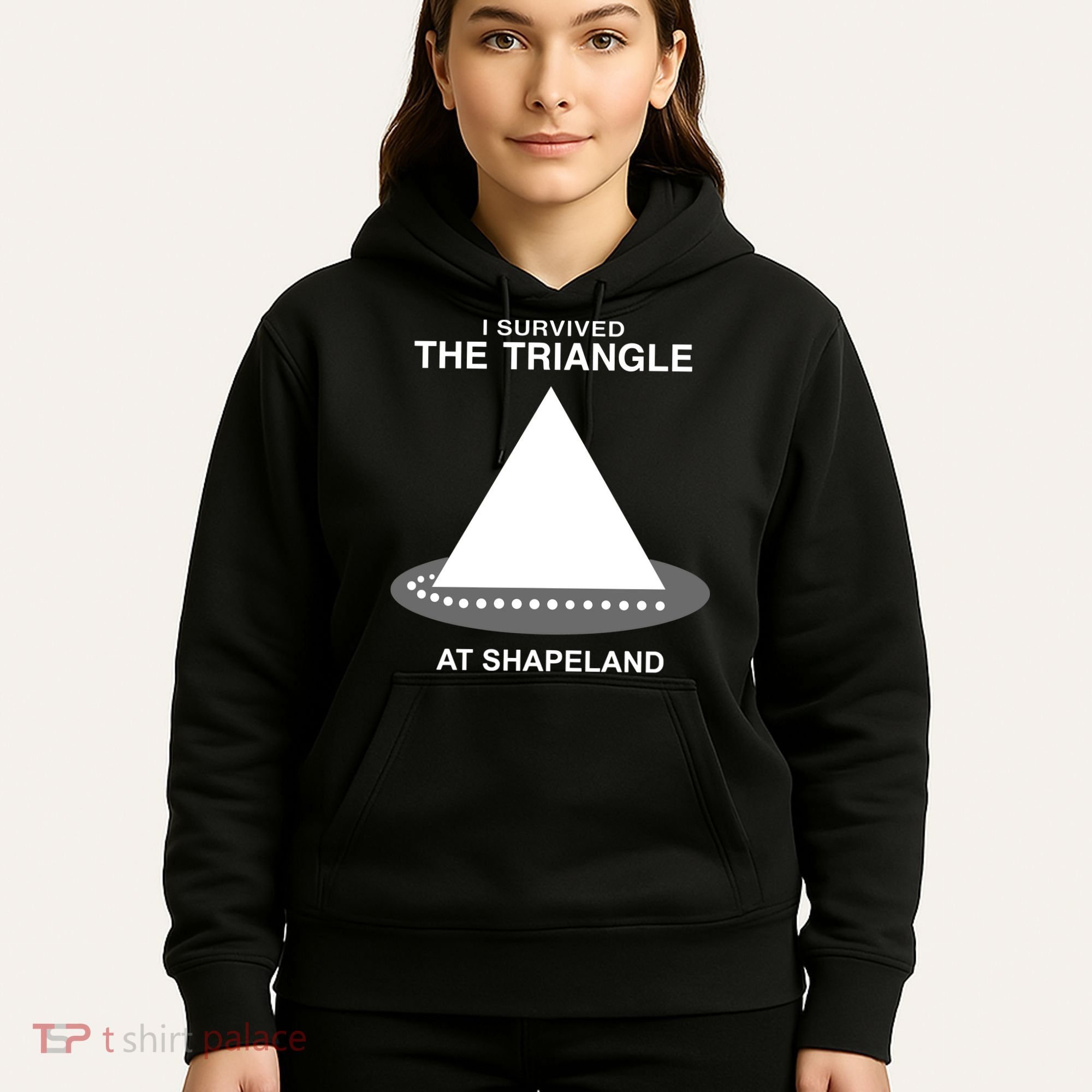 I Survived The Triangle At Shapeland Hoodie