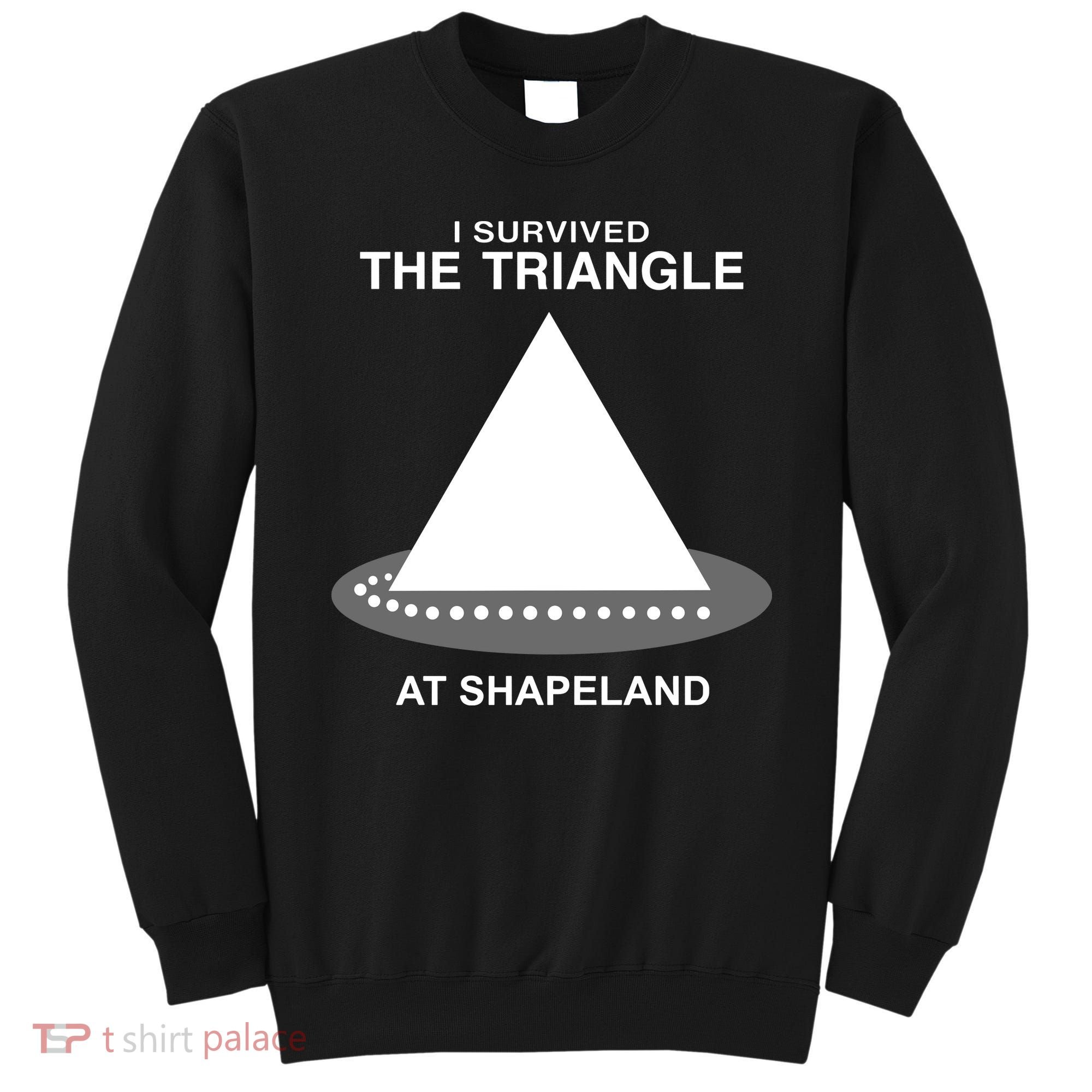 I Survived The Triangle At Shapeland Sweatshirt