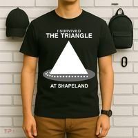 I Survived The Triangle At Shapeland T-Shirt thumb 6