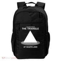 I Survived The Triangle At Shapeland Backpack thumb 0