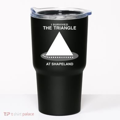 I Survived The Triangle At Shapeland Tumbler