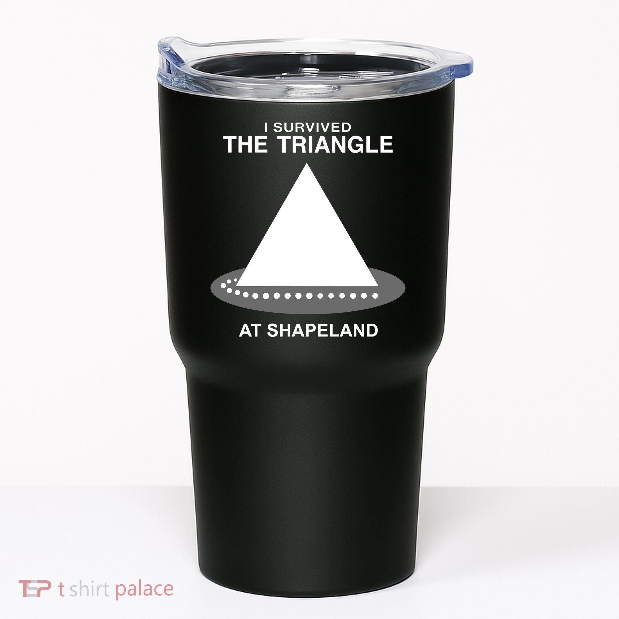 I Survived The Triangle At Shapeland Tumbler