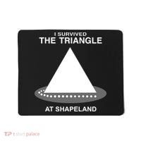 I Survived The Triangle At Shapeland Mousepad thumb 0