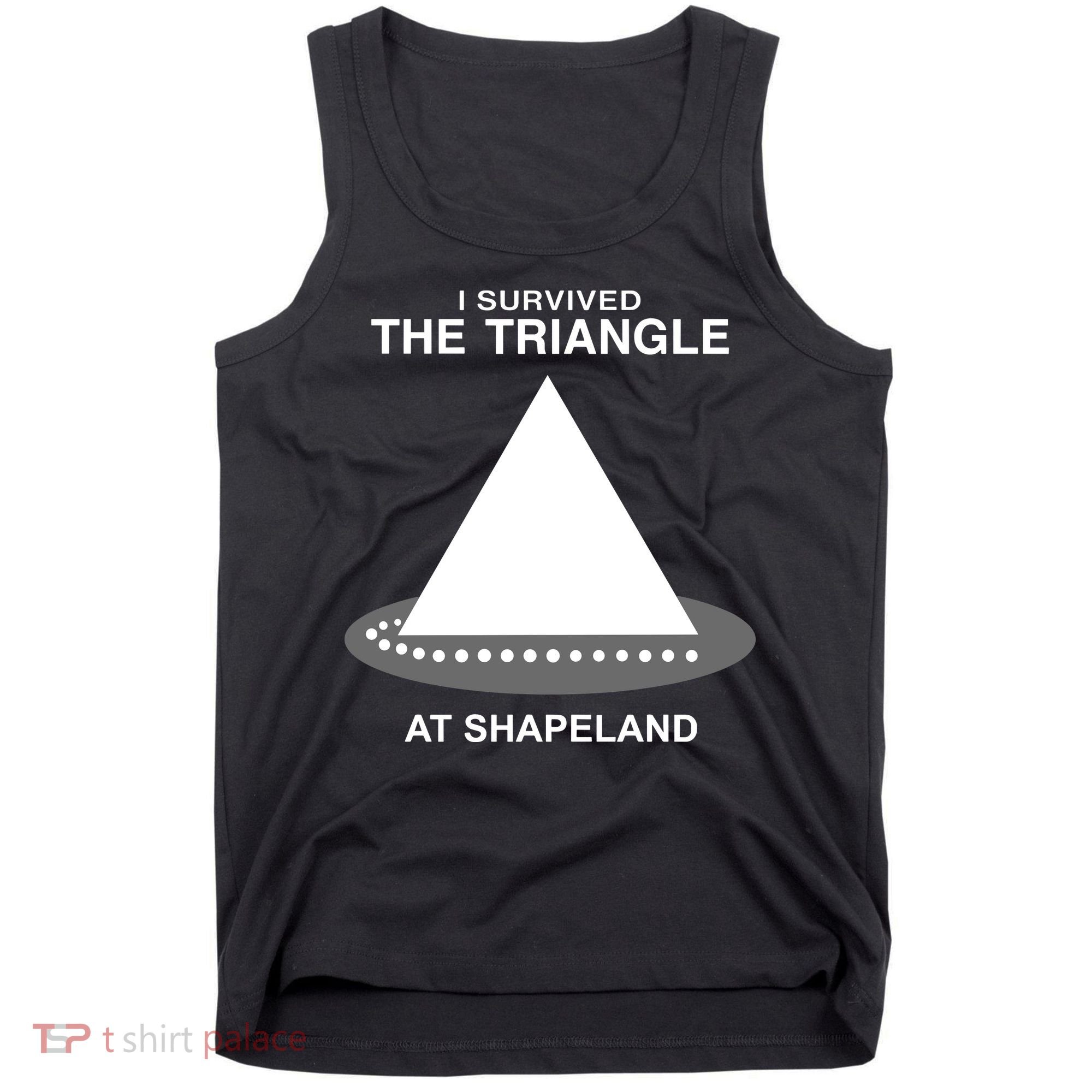 I Survived The Triangle At Shapeland Tank Top