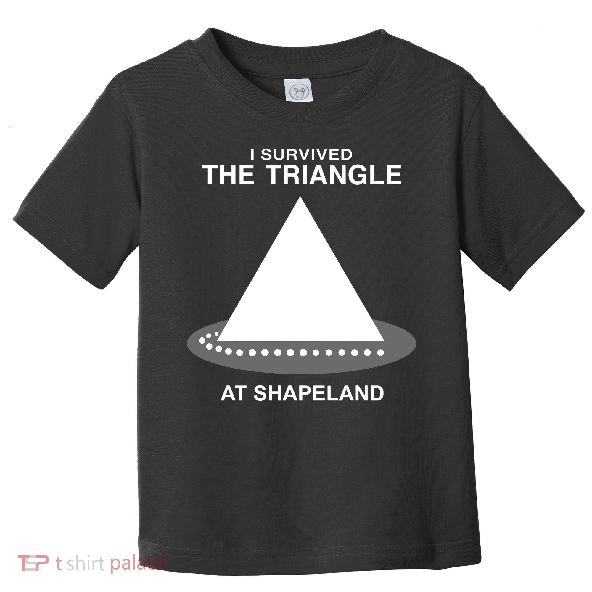 I Survived The Triangle At Shapeland Toddler T-Shirt