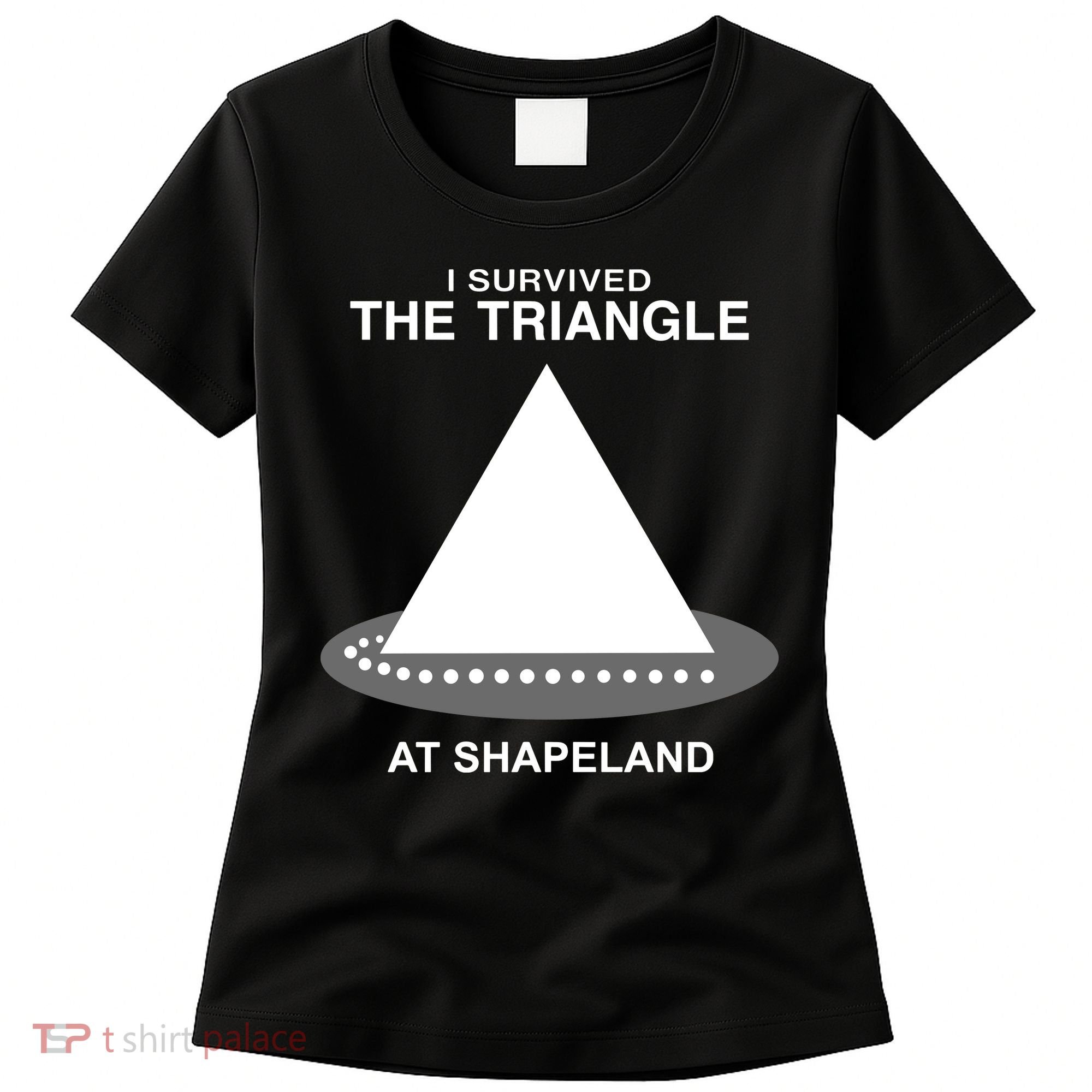 I Survived The Triangle At Shapeland Women's T-Shirt