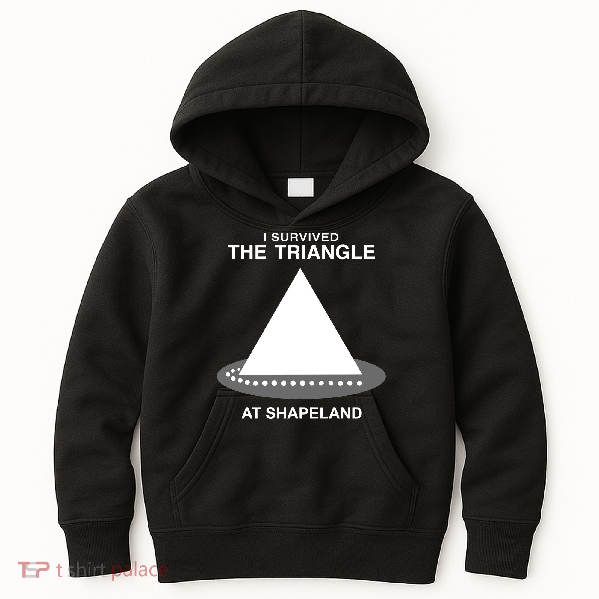I Survived The Triangle At Shapeland Kids Hoodie