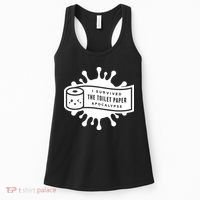 I Survived The Toilet Paper Apocalypse Women's Tank Top thumb 0
