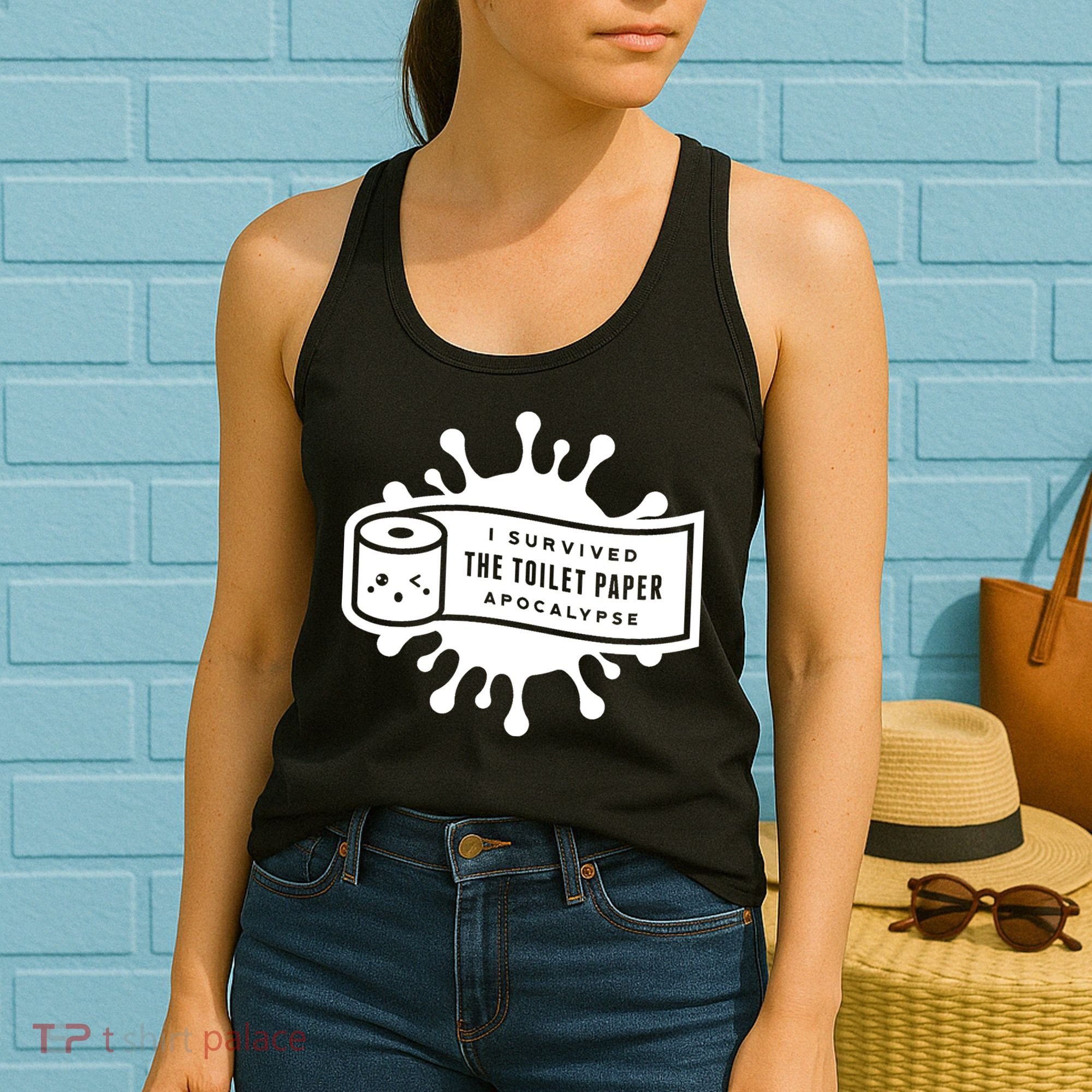 I Survived The Toilet Paper Apocalypse Women's Tank Top