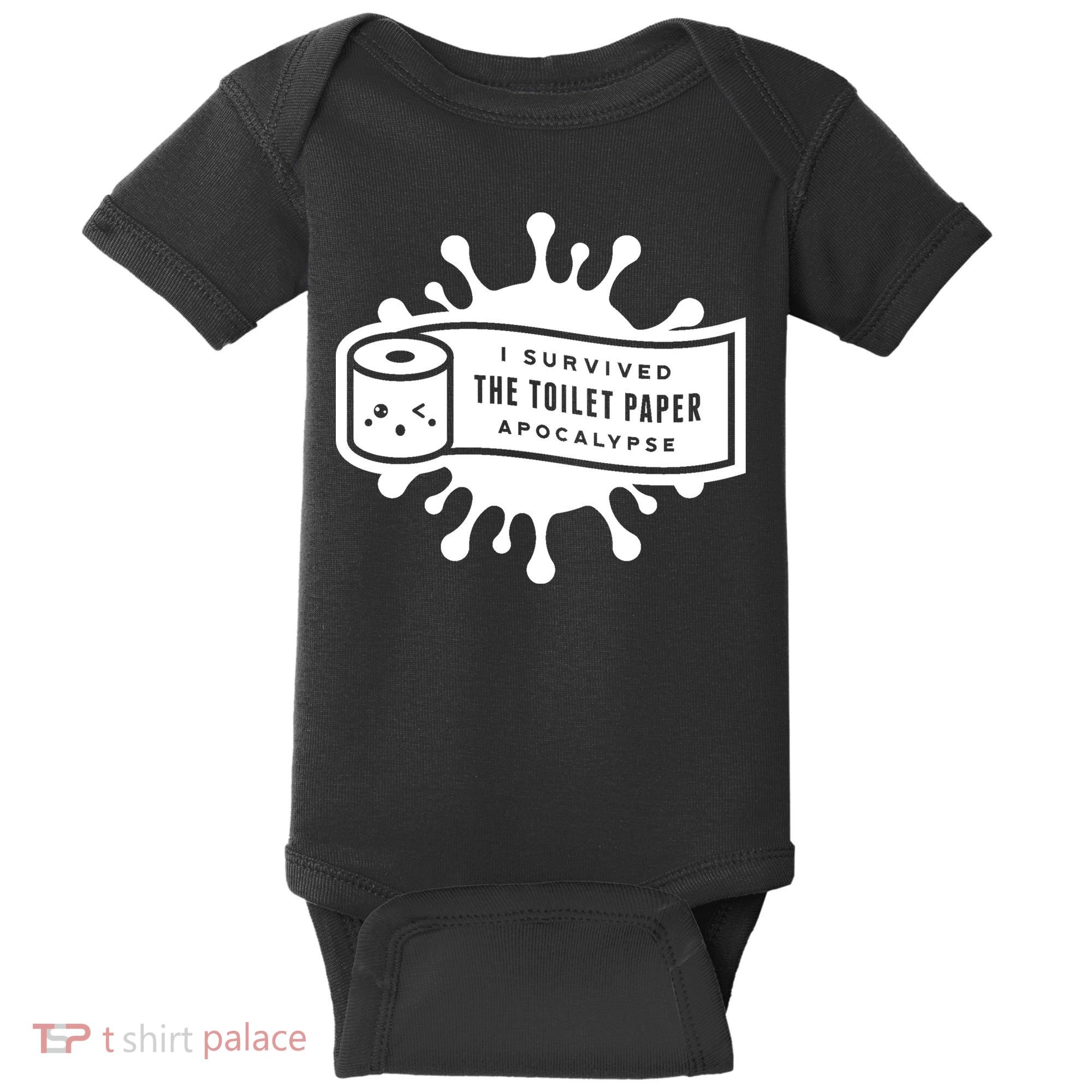 I Survived The Toilet Paper Apocalypse Baby Bodysuit