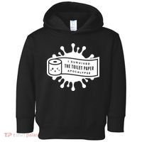 I Survived The Toilet Paper Apocalypse Toddler Hoodie thumb 0