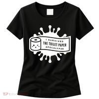 I Survived The Toilet Paper Apocalypse Women's T-Shirt thumb 0