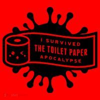 I Survived The Toilet Paper Apocalypse Santa Hat thumb 1