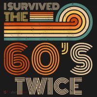 I Survived The 60s Twice Sixties 70th 70s Year Old Birthday Mousepad thumb 1