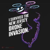 I Survived The New Jersey Drone Invasion Women's Hoodie thumb 2