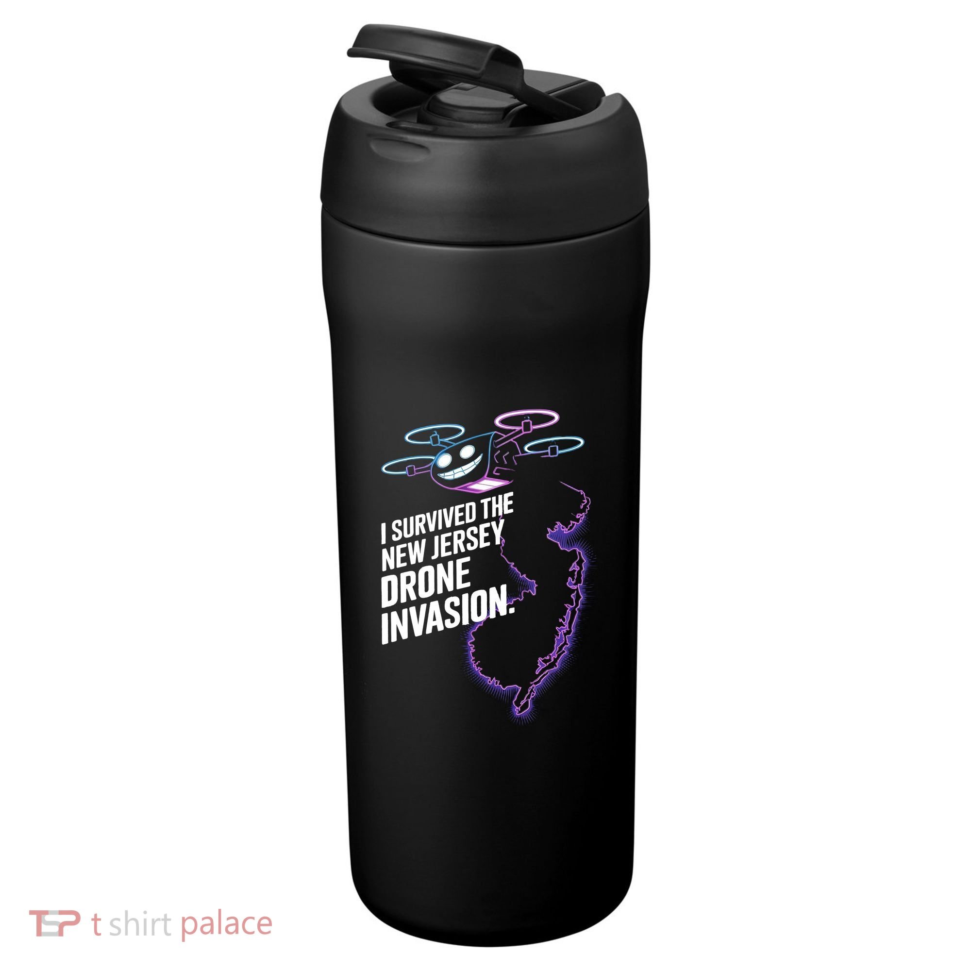 I Survived The New Jersey Drone Invasion 24oz Duet Stainless Steel Tumbler