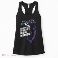 I Survived The New Jersey Drone Invasion Women's Tank Top thumb 0