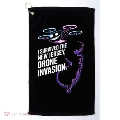 I Survived The New Jersey Drone Invasion Golf Towel