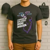 I Survived The New Jersey Drone Invasion T-Shirt thumb 6