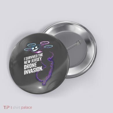I Survived The New Jersey Drone Invasion Button