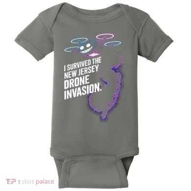 I Survived The New Jersey Drone Invasion Baby Bodysuit