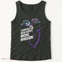 I Survived The New Jersey Drone Invasion Tank Top thumb 2