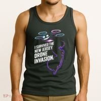I Survived The New Jersey Drone Invasion Tank Top thumb 3