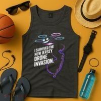I Survived The New Jersey Drone Invasion Tank Top thumb 4