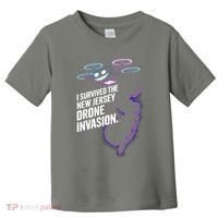 I Survived The New Jersey Drone Invasion Toddler T-Shirt thumb 0