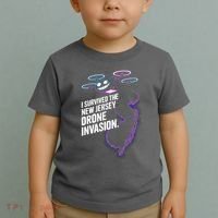 I Survived The New Jersey Drone Invasion Toddler T-Shirt thumb 2
